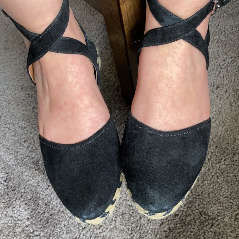 Coach black strappy espadrilles - Picture 2 of 10